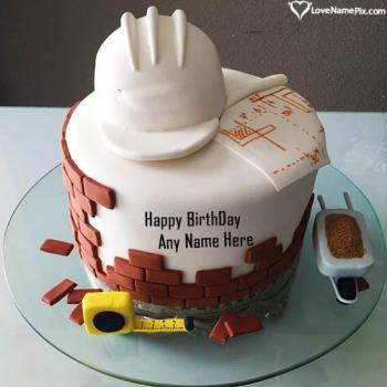Best Birthday Cake For Civil Engineers For Friends With Name