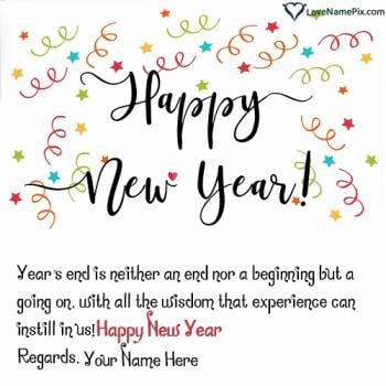 Edit Happy New Year Images With Name