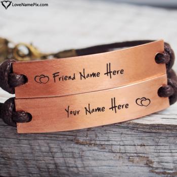 Friendship Band For Best Friends With Name