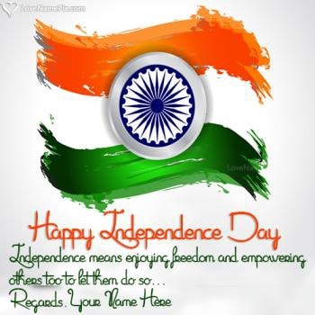 Pic Of Independence Day Quotes Sayings With Name