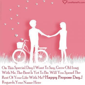 Sweet Images For Propose Card With Name