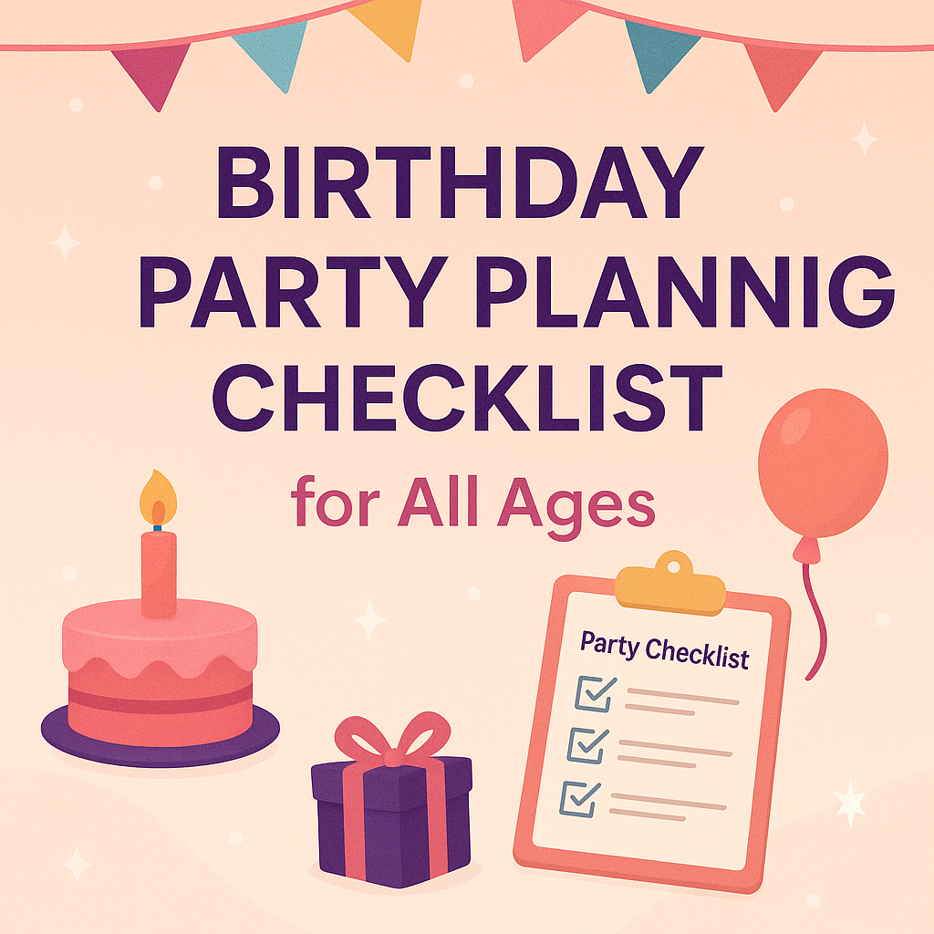 Birthday Party Planning Checklist for All Ages