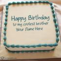 Coolest Happy Birthday Cake For Brother Love Name Picture