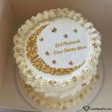 Design Custom Eid Mubarak Name Cake Generator Online Love Name Picture