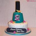 Nail Polish Cake Ideas Girl Birthday Wishes Love Name Picture