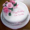 Rose Birthday Cake For Sister Love Name Picture