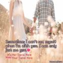 Sweet Romantic Couple Quotes Love Name Picture