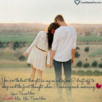 Beautiful Couple Love Images Editor With Name