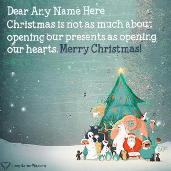 Beautiful Short Christmas Message With Name