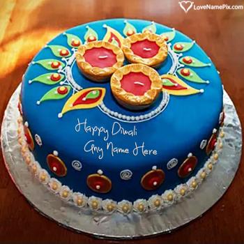Best Happy Diwali Cake Photo With Name