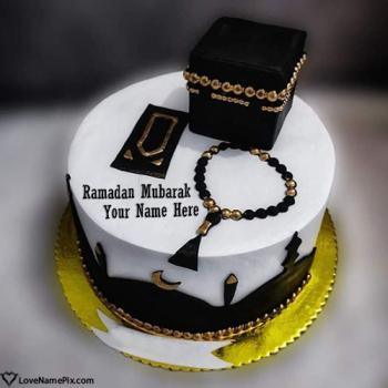 Best Happy Ramadan Mubarak Wishes Cake Free Download With Name