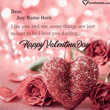 Best Happy Valentines Day Wishes For Wife With Name