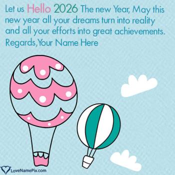Best Hello 2026 Quotes Images to Welcome New Year With Name