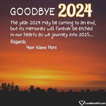 Best Inspirational Goodbye 2024 Quotes With Name