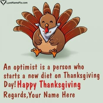 Best Thanksgiving Wishes Quotes With Name