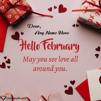 Best Welcome February Images With Name
