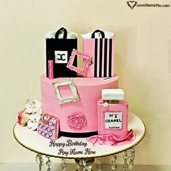 Branded Channel Birthday Cake Bags Perfume For Girls With Name