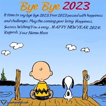 Bye Bye 2023 Quotes Images With Name