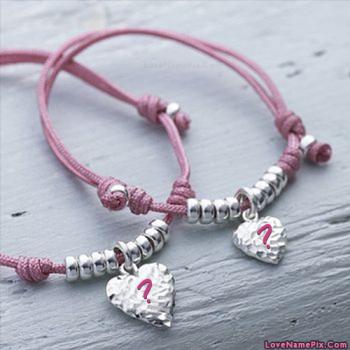 Couple Alphbets Bracelets With Name
