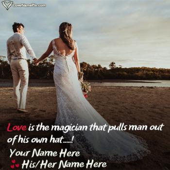 Couple Name Calligraphy Generator On Love Images With Name