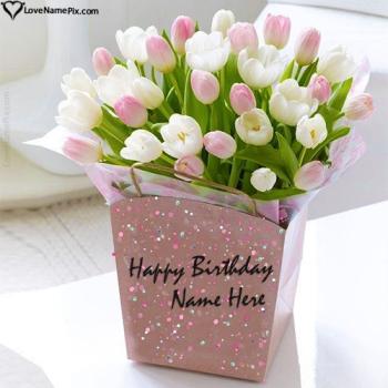 Happy Birthday Flowers Name Picture With Name