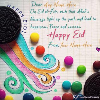 Happy Eid Wishes Quotes With Name