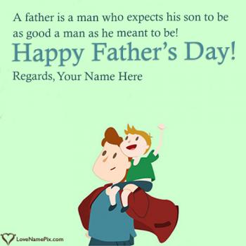 Happy Fathers Day Quotes Images With Name