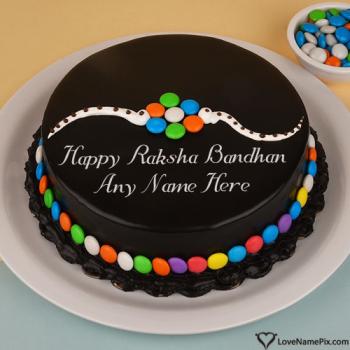 Happy Rakhi Special Cake Images With Name