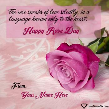 Happy Rose Day Wishes For Lovers With Name