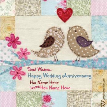 Happy Wedding Anniversary Wishes With Name