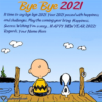Bye Bye 2021 Quotes Images With Name