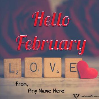 Hello February Images Free Download With Name