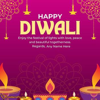 Inspirational Happy Diwali Quotes in English Images With Name