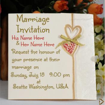 online wedding invitation card