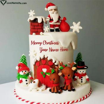 Free Download Merry Christmas Cake Generator With Name