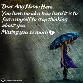 Rain Miss U Images For Boyfriend With Name