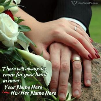 Romantic Couple Holding Hands Images With Name
