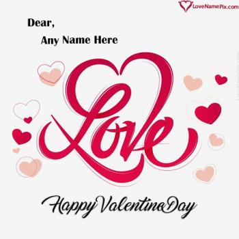 Romantic Happy Valentines Day Wishes For Couples With Name