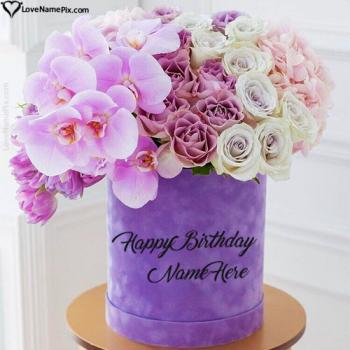 Special Birthday Flower Wishes Message With Name