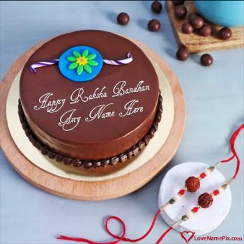 Special Raksha Bandhan Cake Design With Name