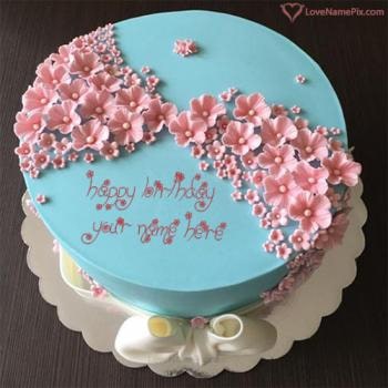 Stylish Birthday Cake Editing Online With Name