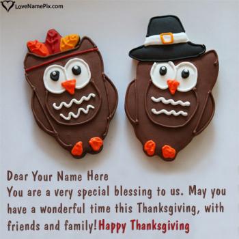 Thanksgiving Quotes For Friends And Family With Name