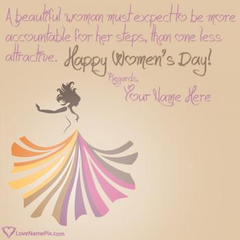 Womens Day Quotes messages With Name