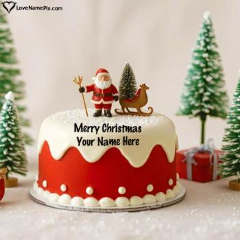 Write Name on Christmas Wishes Image With Name