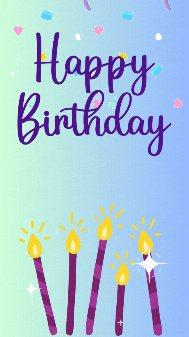 Animated Birthday Cards to Share Happy Birthday GIFs Online