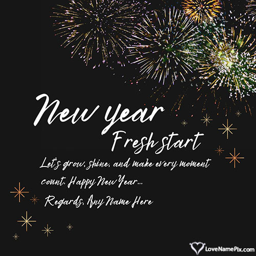 Best 2026 Happy New Year Card Maker Online Free With Name