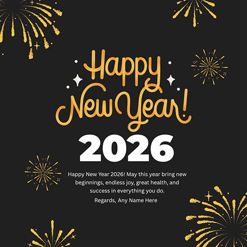 Best 2026 New Year Wishes Link Free Download With Name
