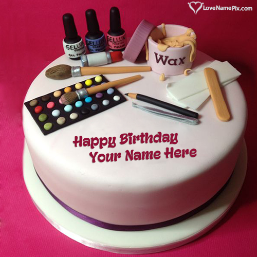 Best Birthday Cake For Nail Artist With Name