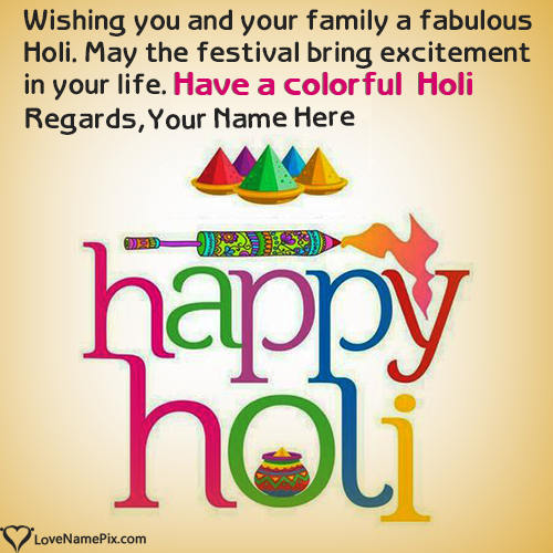 Best Editor For Holi Wishes With Name