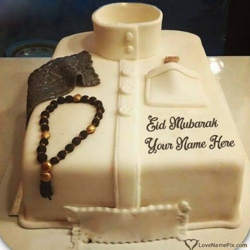 Best Eid Mubarak Cake Edit With Name